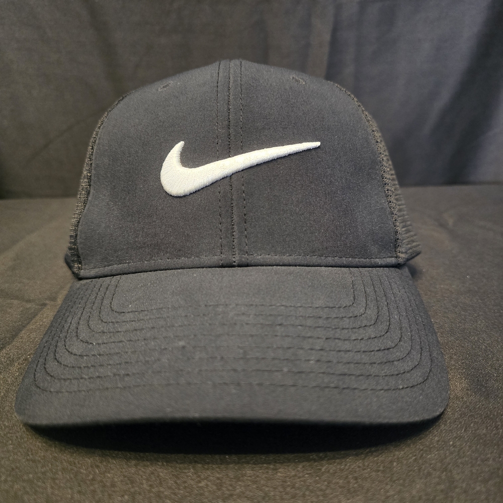 Nike Black Golf Cap with White Swoosh